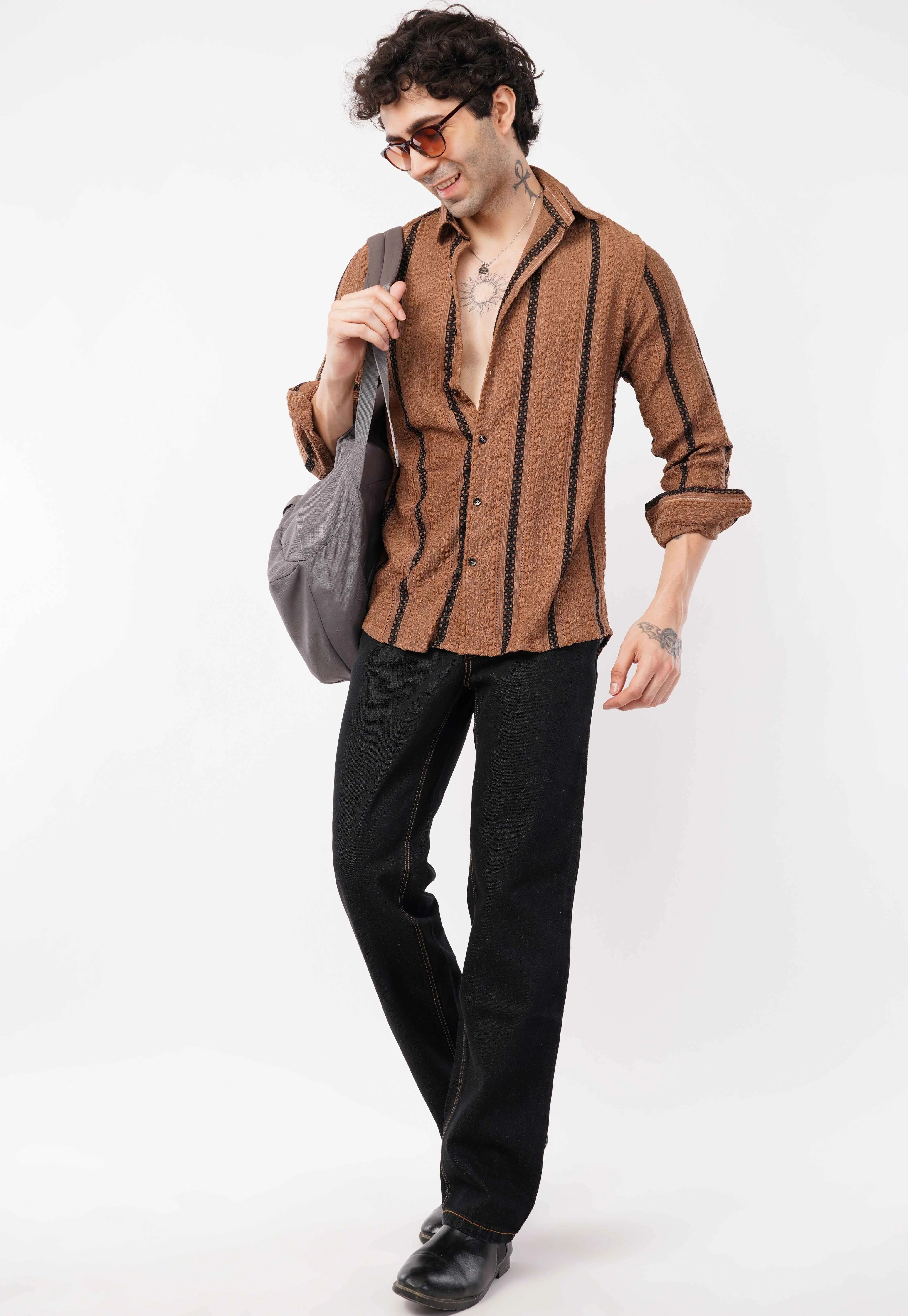 Caramel Rush Full Sleeve Shirt